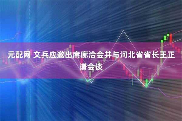 元配网 文兵应邀出席廊洽会并与河北省省长王正谱会谈