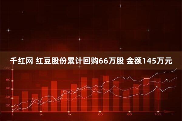 千红网 红豆股份累计回购66万股 金额145万元