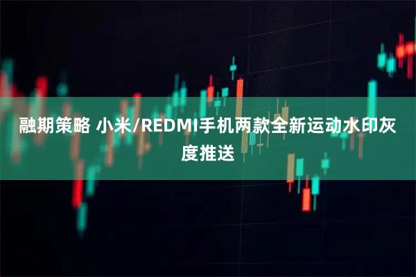 融期策略 小米/REDMI手机两款全新运动水印灰度推送