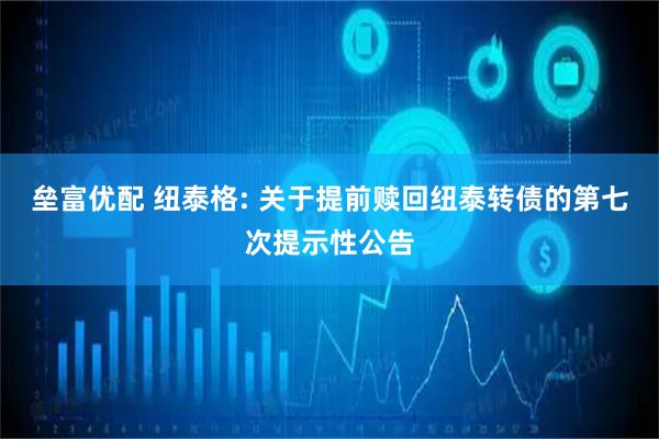 垒富优配 纽泰格: 关于提前赎回纽泰转债的第七次提示性公告