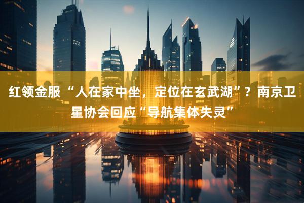 红领金服 “人在家中坐，定位在玄武湖”？南京卫星协会回应“导航集体失灵”